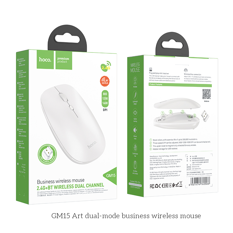 Chuột Máy Tính Không Dây 2.4G/Bluetooth (3.0+5.0) – Nhạy, Êm, Tiết Kiệm Pin, Dùng Cho Laptop & PC