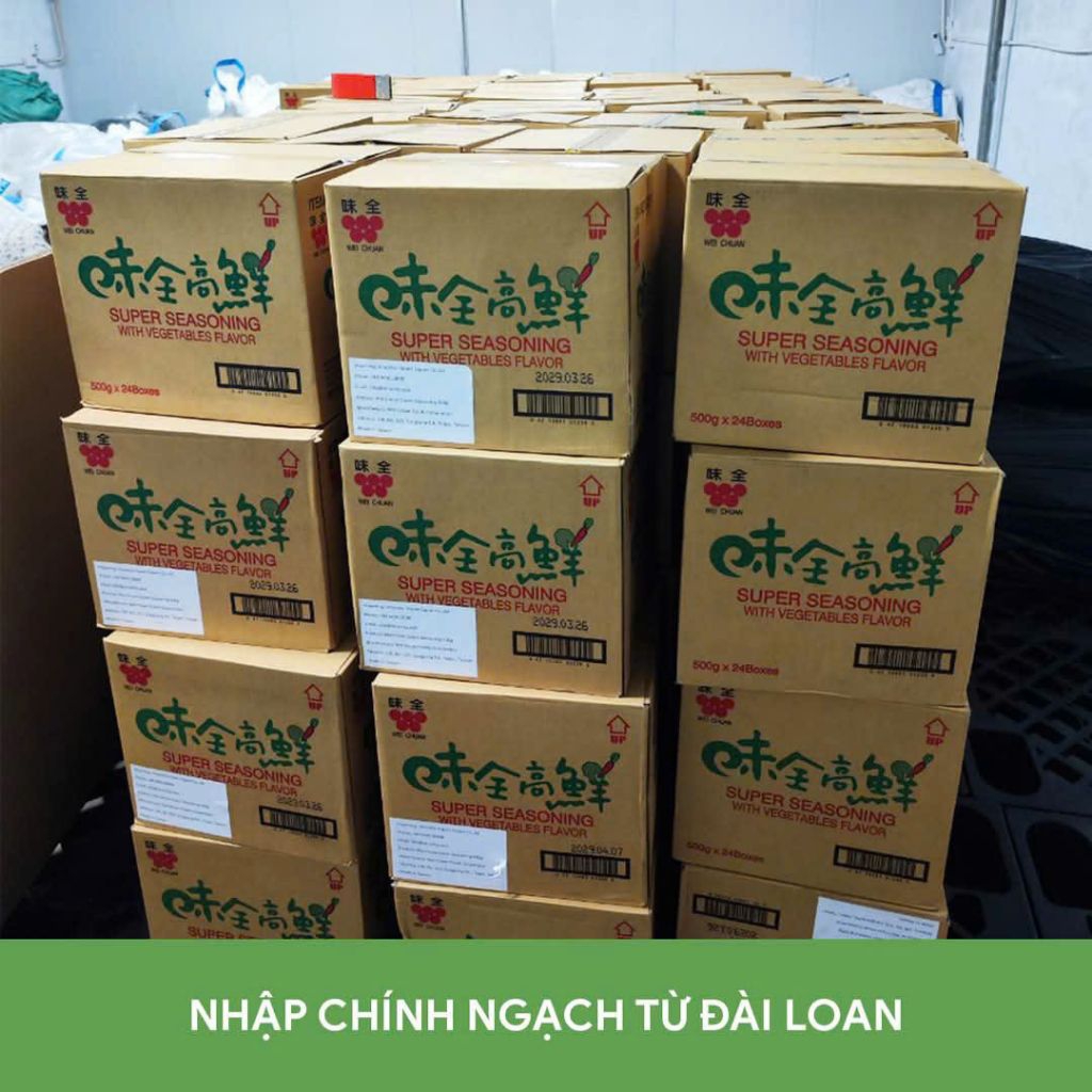 Hạt nêm cải thảo Đài Loan hộp 500gr ( hàng loại 1 chữ tiếng anh bản tiêu chuẩn quốc tế)