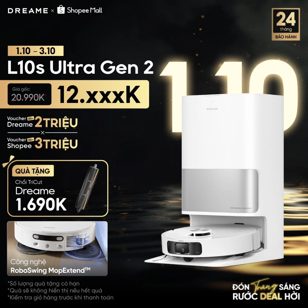 Robot hút bụi Dreame L10s Ultra