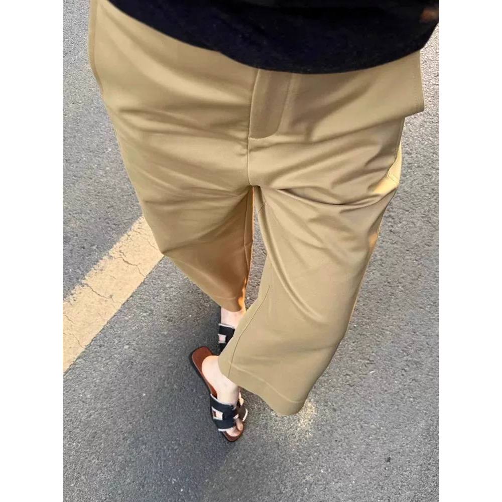 𝗕𝗼𝗼 - | BEELY | Quần Kaki 9 tấc basic