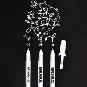 BUJO - BST Bút Mực Trắng / Mực Nhũ Vàng, Nhũ Bạc Trang Trí ♥ Tự Chọn Nhãn Hiệu MARVY - GELLY ROLL - SUPERIOR - MARIE'S