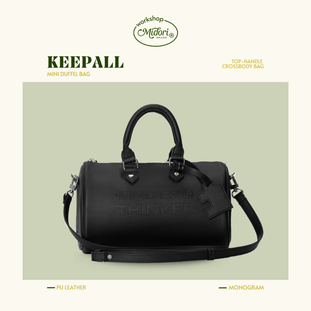 Túi Xách Da PU Keepall Strap Bag Đeo Chéo Nam Nữ Monogram Đựng Điện Thoại Đi Chơi Tiệc | MI Midori