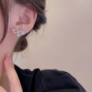 [HỎA TỐC] IK Bông Tai Hoa Tai Hồ Điệp Đính Đá Sang Trọng Thanh Lịch T18
