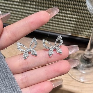 [HỎA TỐC] IK Bông Tai Hoa Tai Hồ Điệp Đính Đá Sang Trọng Thanh Lịch T18