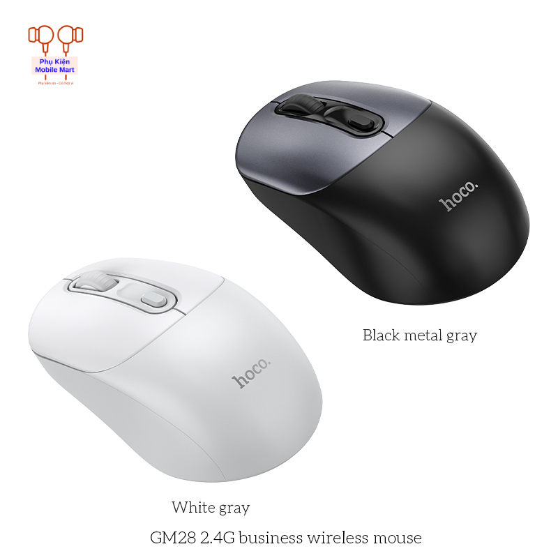 Chuột Không Dây – Chuột Bluetooth – Chuột GM28 2.4G – Thiết Kế Sang Trọng, Êm, Nhạy, Pin Lâu