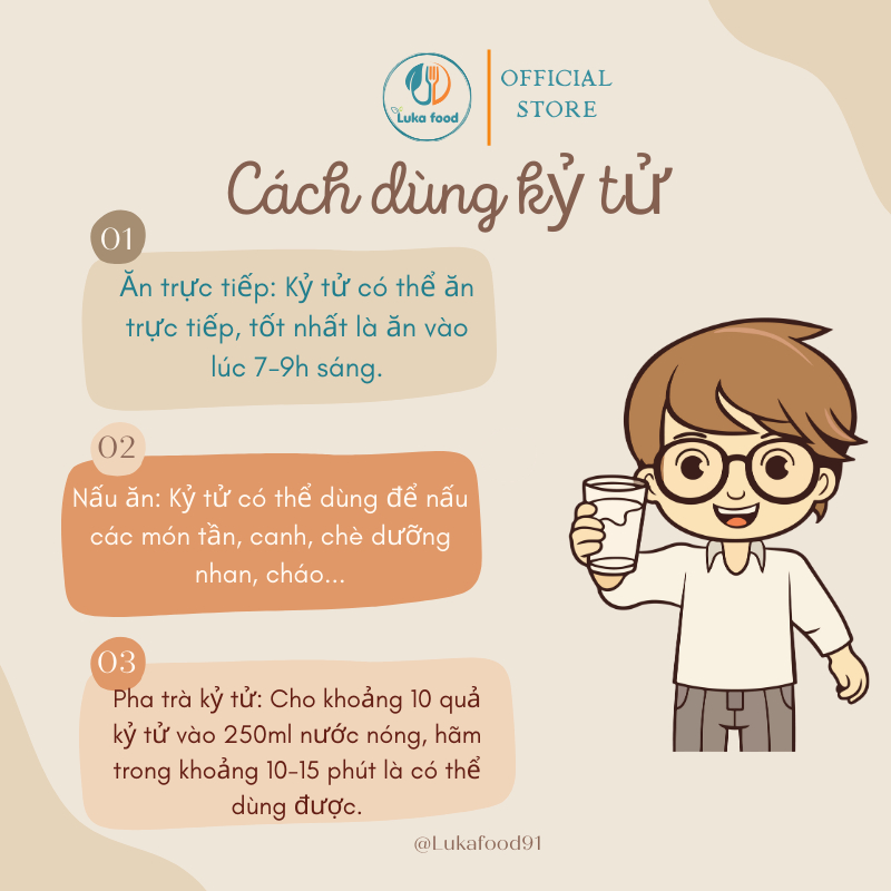 Kỷ Tử Đỏ Ninh Hạ Hũ 500g - Hàng Mộc Loại 1, Hạt To, Ngọt Thanh Không Lưu Huỳnh, Không Đường, Sấy Khô Tự Nhiên Luka Food