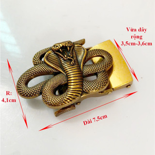 Mặt khoá thắt lưng nam gạt tự động khối dùng cho dây 3,5cm thatlungvidanamnu
