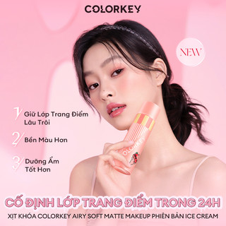 Xịt Khóa Makeup COLORKEY Ice-Cream Giúp Cố Định Lớp Trang Điểm Công Thức Cải Tiến 100ml Duduhouse