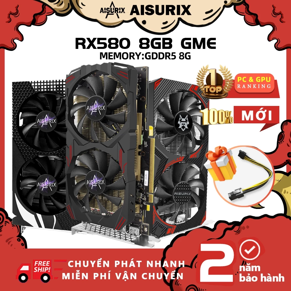 AISURIX RX 580 8GB 2048sp