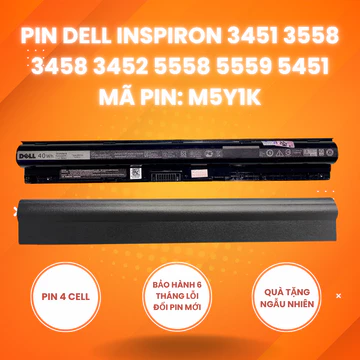 Dell Laptop Battery for Inspiron 3451 3558 3458 3452
