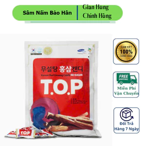 Kẹo hồng sâm T.O.P không đường Hàn Quốc 500g ( hàng mới về )