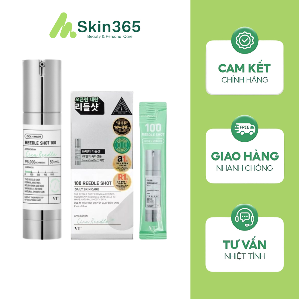 Tinh Chất Vi Kim VT Reedle Shot 100 50mL / 2mL x 10 Gói | Shopee Việt Nam