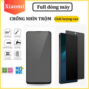 Cường lực Chống Nhìn Trộm Xiaomi 14T 12T 12TPro 11T 11TPro 10TPro 5G, Xiaomi 15 14 13 11Lite 12Lite Poco X3 X4 X5 X6