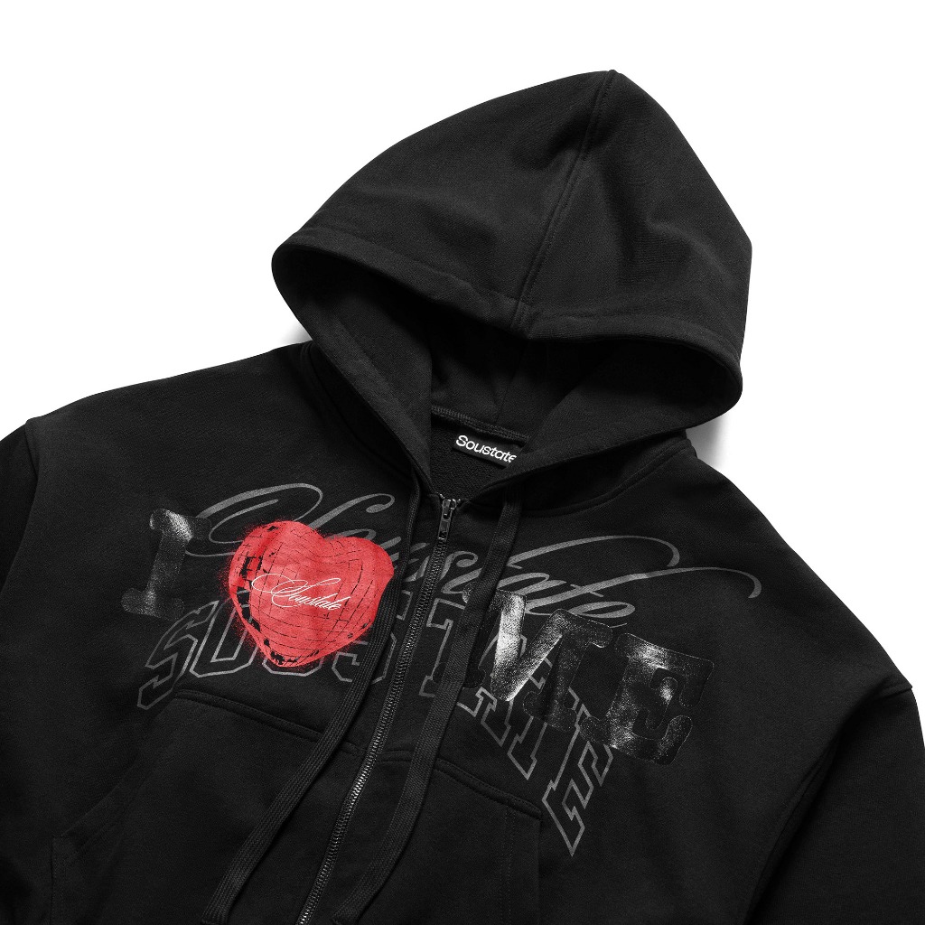 [GIẢM GIÁ 50%] Áo Hoodie Zip I Love Me/ "DauTrien" chất liệu dày dặn, Form Boxy, Unisex Nam Nữ - SOUSTATE Chính Hãng | BigBuy360 - bigbuy360.vn
