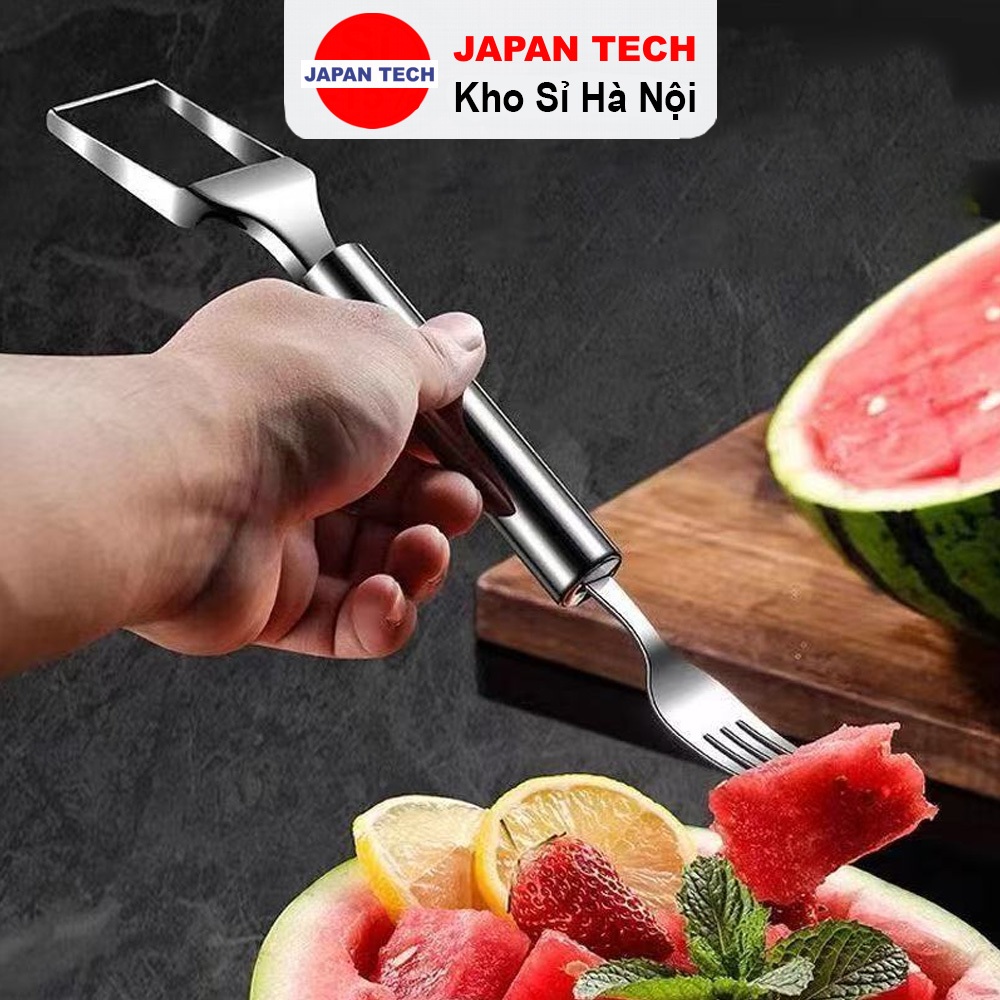 Dao Cắt Dưa Hấu Inox 2 Trong 1 - Nạo & Dĩa Gắp Trái Cây | Shopee Việt Nam