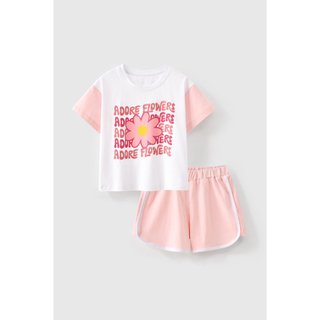 Bộ thun ngắn tay bé gái Rabity 960.901