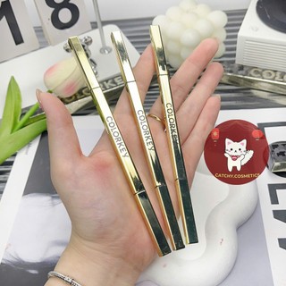 [COLORKEY] Chì Kẻ Chân Mày 2 Đầu COLORKEY Vỏ Vàng Tráng Gương, 0.07g