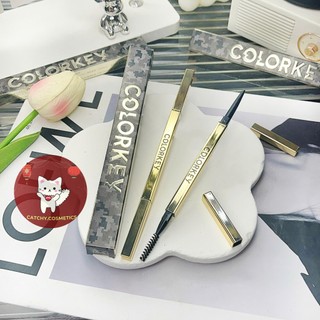 [COLORKEY] Chì Kẻ Chân Mày 2 Đầu COLORKEY Vỏ Vàng Tráng Gương, 0.07g