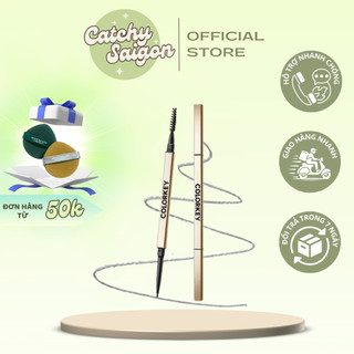 [COLORKEY] Chì Kẻ Chân Mày 2 Đầu COLORKEY Vỏ Vàng Tráng Gương, 0.07g