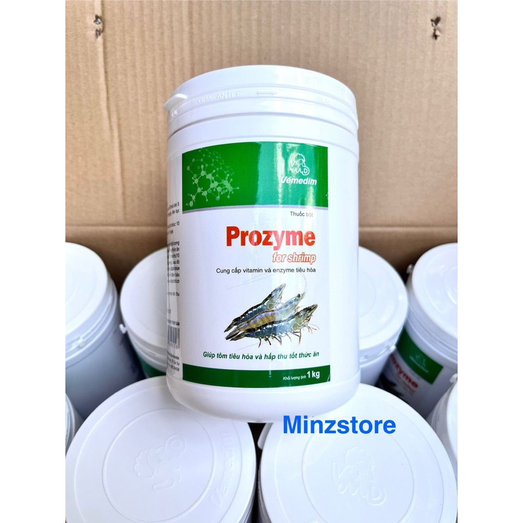 Men tiêu hoá Prozyme for Shrimp(Tôm) bổ sung Vitamin và Enzyme tiêu hóa cho Tôm hộp (1kg)