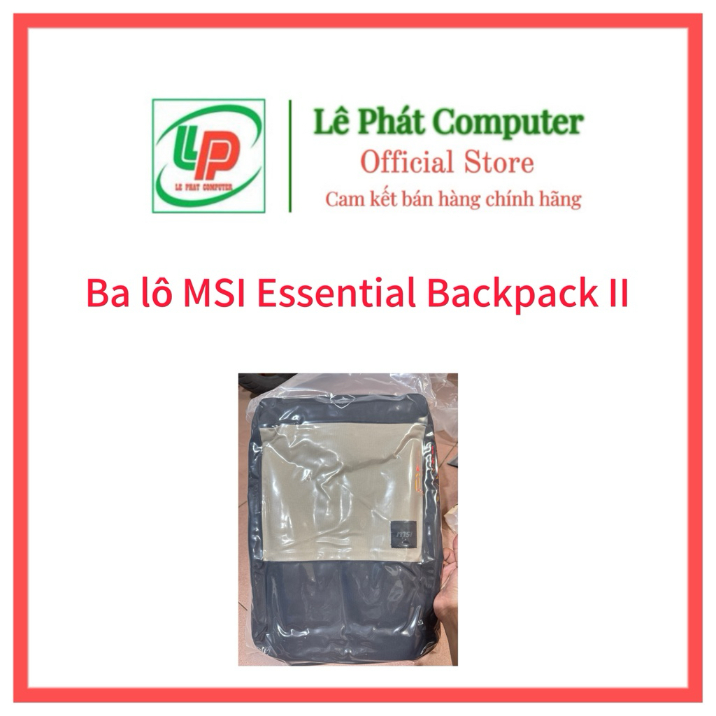 Ba lô MSI Essential Backpack II (P/n: G34-N1XXX27-808) - Hàng Chính ...