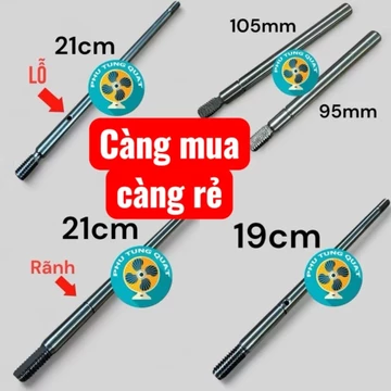 Cốt quạt lẻ b4 b5 tốt - loại lỗ - loại răng thưa đảo trần - phụ tùng quạt hộp trục quạt