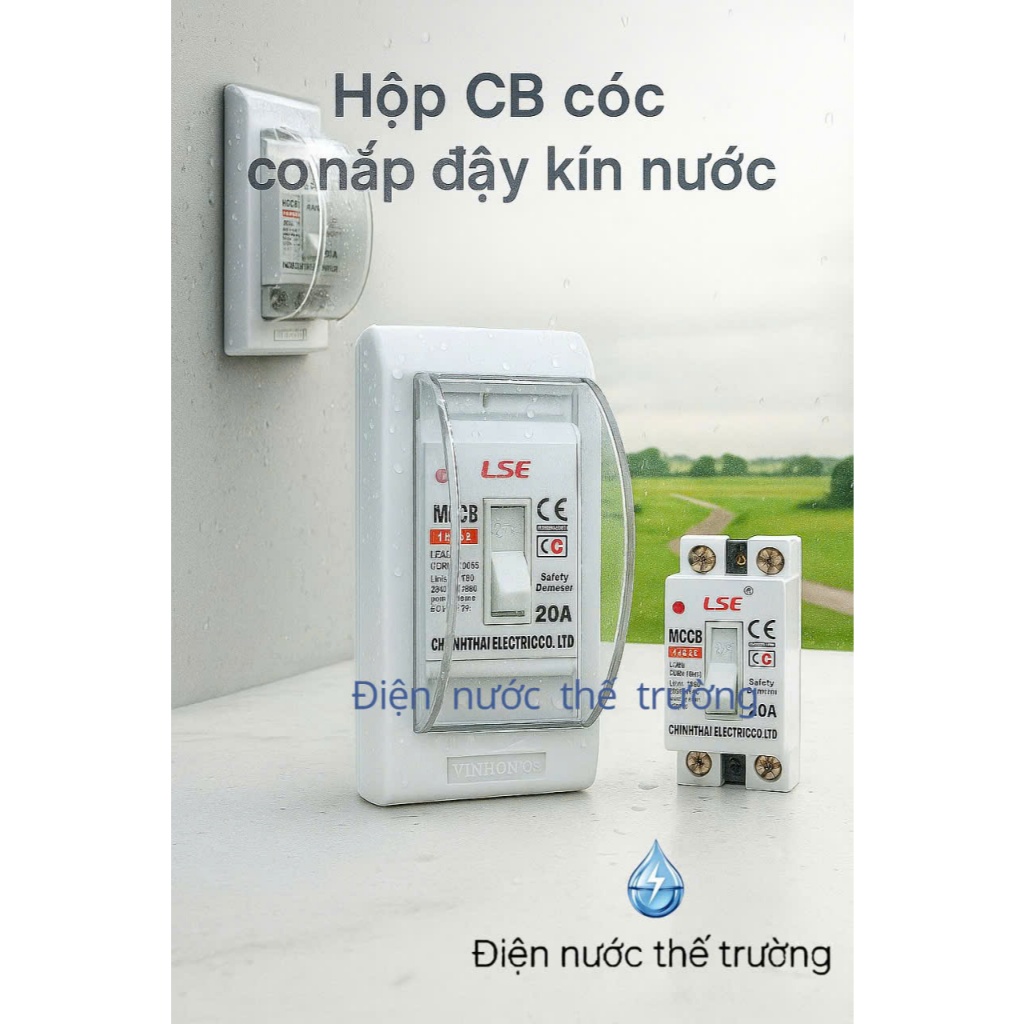 Hộp bảo vệ CB cóc hộp bảo vệ aptomat ngắt điện có nắp đậy Vĩnh Hưng ...