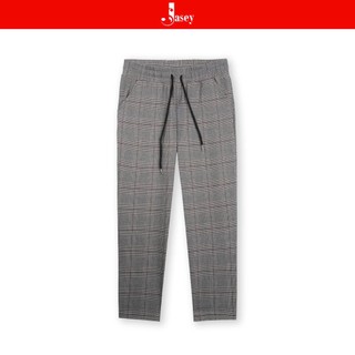 Quần nữ kẻ hot trend Jasey, quần nữ cạp chun chất cotton dễ phối đồ mã 4507
