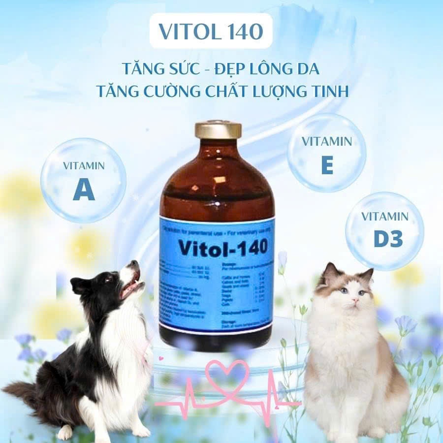 Interchemie Vitol 140 & Vitol 450 – Bổ sung vitamin AD3E cho vật nuôi ...