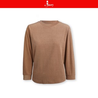 Bộ nỉ nữ thời trang JASEY, bộ thu đông nỉ nữ bo gấu chuẩn size mã 5509