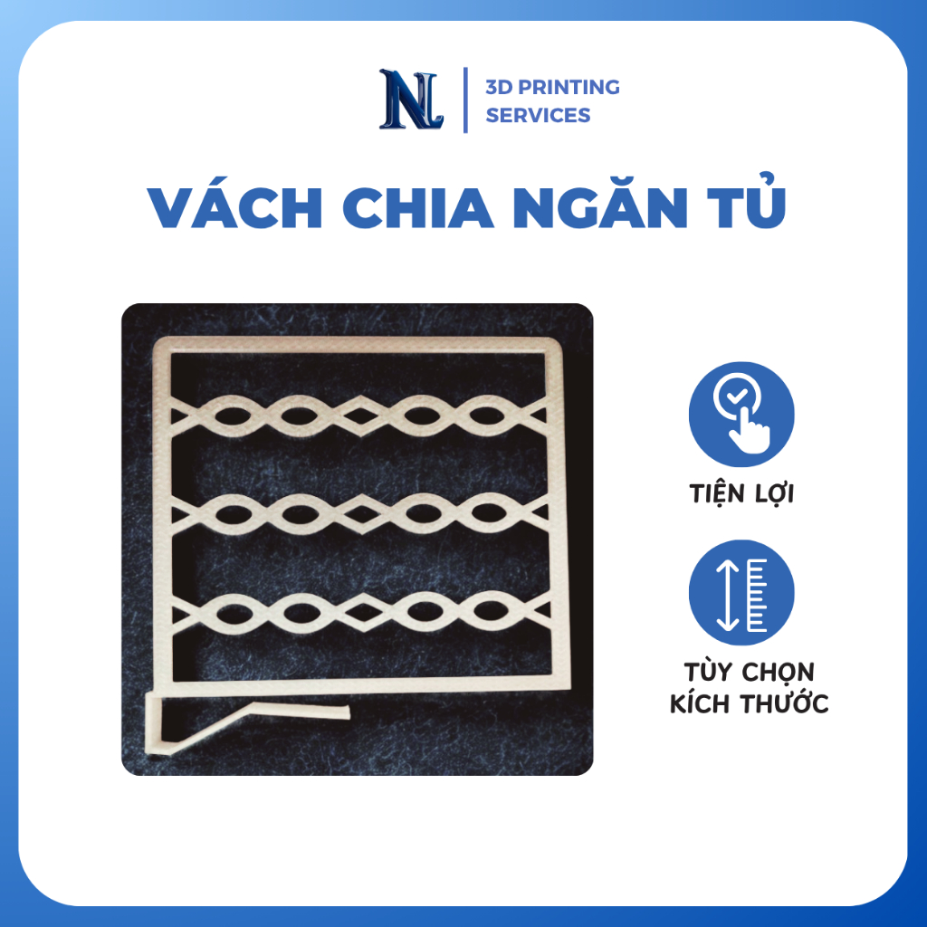 Vách ngăn chia tủ quần áo gọn gàng tiện lợi - MUA NHIỀU GIẢM GIÁ | NL3D