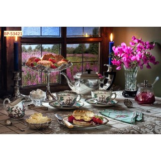 Tranh dán tường phòng bếp phòng ăn, tranh tĩnh vật hoa quả, tranh 3D in trên chất liệu vải lụa (shop tặng kèm keo dán)