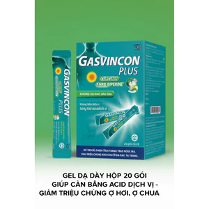 Gasvincon Plus 10ml – Giảm nhanh ợ nóng & khó tiêu - Hộp 24 gói