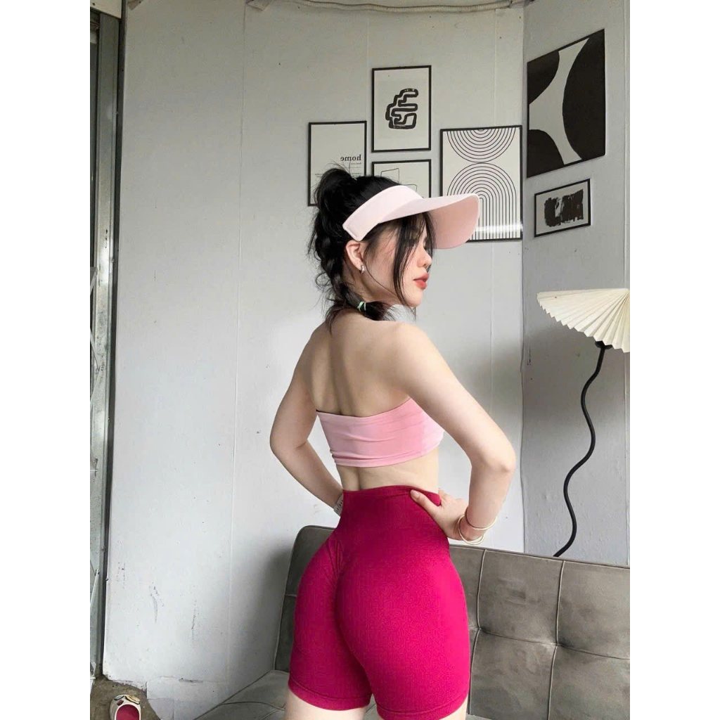 ÁO Bra QUÂY SILICON chất LULU KÈM MÚT RỜI Tập Gym-Yoga-Aerobic HOTHISPORT