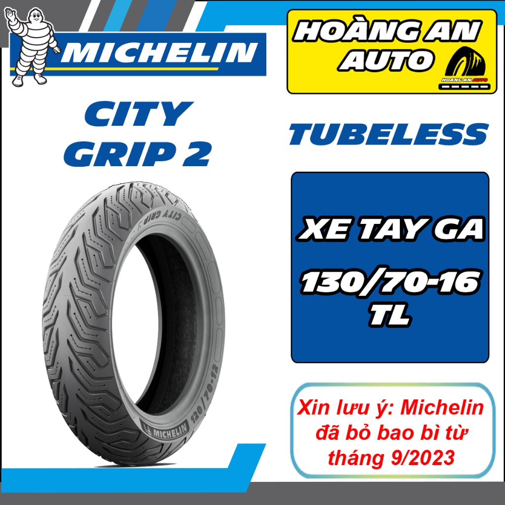 MICHELIN SH 300 350) Cặp vỏ lốp xe Michelin City Grip cho SH 300