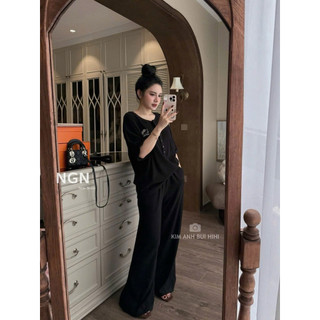 Set Len Tăm Kitty Quần Dài KAB [Sẵn Ship]