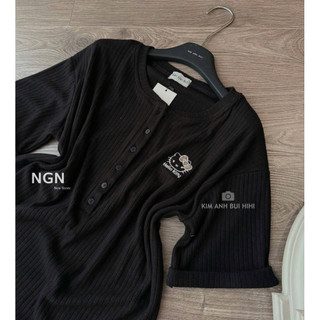 Set Len Tăm Kitty Quần Dài KAB [Sẵn Ship]