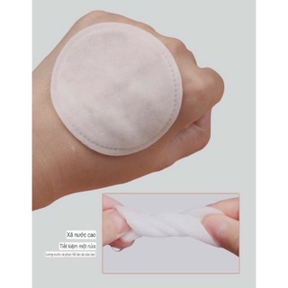 Túi 150 Miếng Bông Tẩy Trang Tròn - Bông Tẩy Trang Gấu Dâu Losto Hàng Xuất Nhật - Kho Sỉ Gia Dụng Alulu