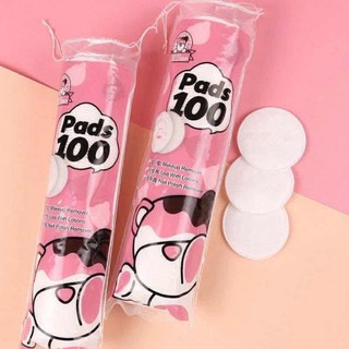 Túi 150 Miếng Bông Tẩy Trang Tròn - Bông Tẩy Trang Gấu Dâu Losto Hàng Xuất Nhật - Kho Sỉ Gia Dụng Alulu