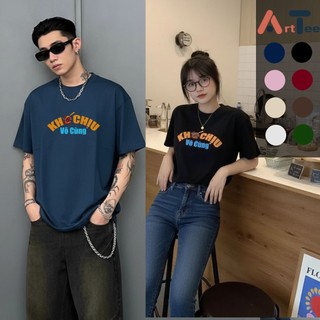 Áo thun oversize nam nữ Arttee mẫu Khó Chịu Vô Cùng – Cotton 100% 250gsm, in bền đẹp- Trend Hài Hước