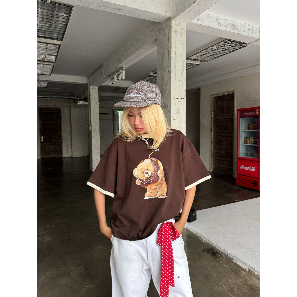 Áo Thun Local Brand VIBESTU " BST Phối Tay V1 ", Áo Thun Boxy Form Rộng Unisex 250Gsm 100% Cotton