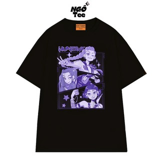 Áo Thun Kpop Ban Nhạc Nữ Hư Cấu Huntrix Chất Vải Cotton 75 Thoáng Mát Mềm Mịn NGỐ TEE
