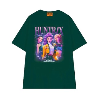 Áo Thun Ban Nhạc Nữ Huntrix Hoạt Hình Hàn Quốc Thợ Săn Quỷ Kpop Vải Cotton 75 Thoáng Mát NGỐ TEE
