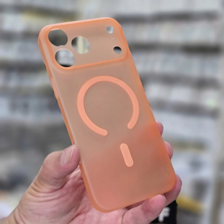 Ốp lưng siêu mỏng Memumi chống bám vây tay hỗ trợ sạc không dây IPhone 16pro 16promax bảo vệ camera