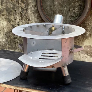 Bếp củi thông minh FH35 - Đường kính 35cm KÈM TẤM LÓT CHỐNG ĐEN NỒI - Bếp , NẤU NƯỚNG