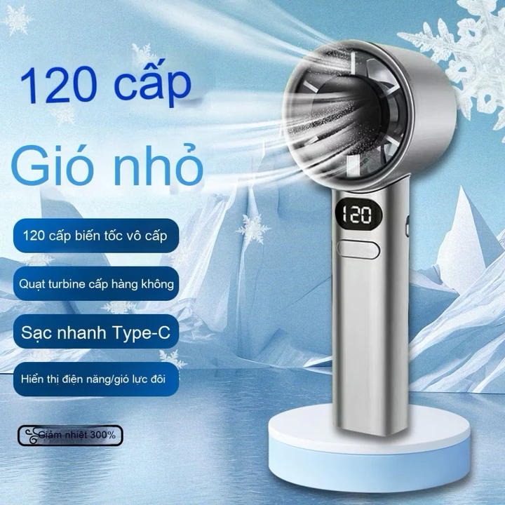 ⚡Quạt cầm tay⚡120 Cấp Độ Gió M11 Quạt Mini Tiện Lợi Cần thiết để đi ra ngoài Quạt Mini quạt tích điện mini