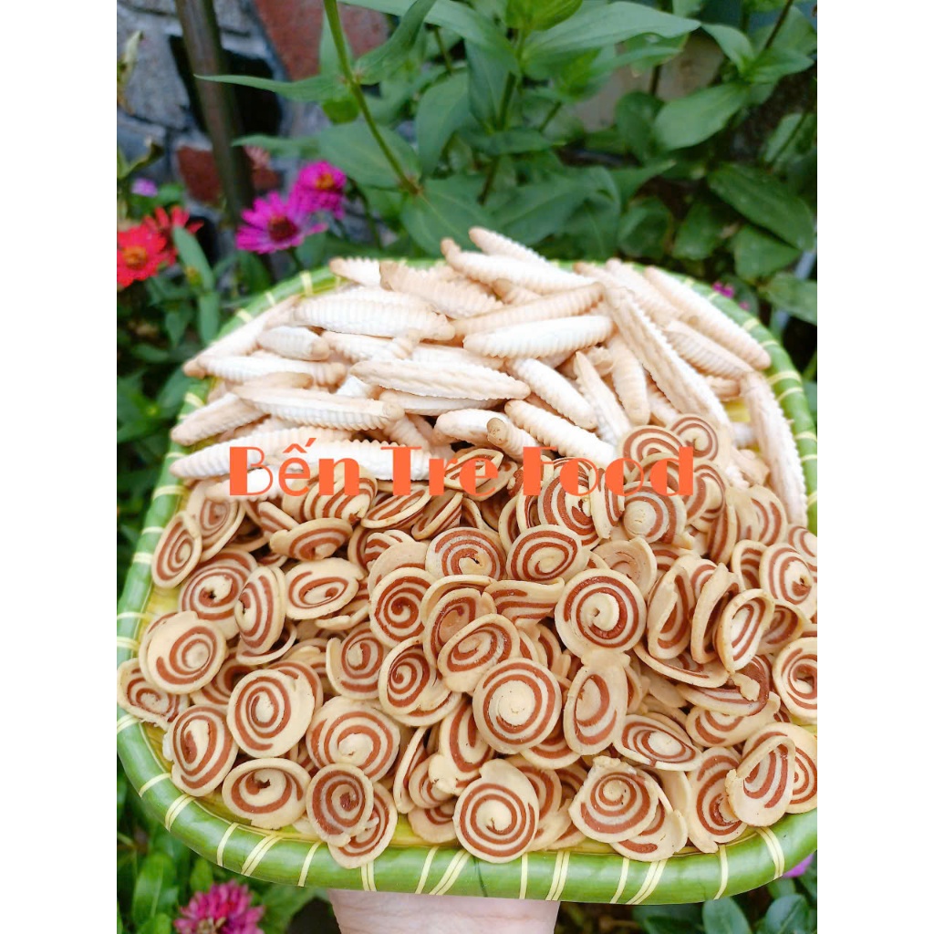 Combo 1kg Đuông Cơm Sầu riêng và bánh tai cốt dừa