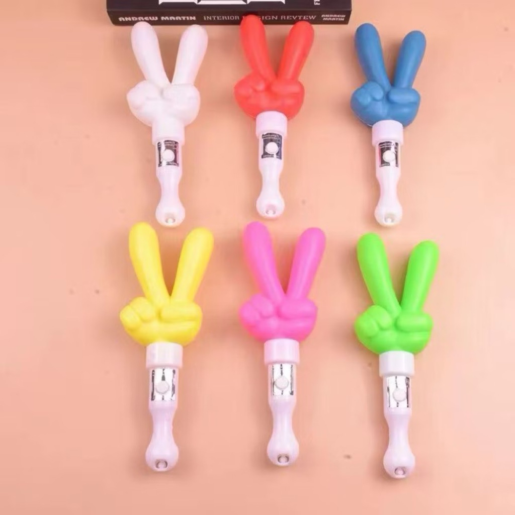 Gậy cổ vũ lightstick Ngón Tay buổi hoà nhạc concert phát sáng gậy cổ động nhựa ABS Đồ chơi cho trẻ em