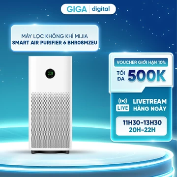 Máy lọc không khí Xiaomi Mijia Smart Air Purifier 6 - Hệ thống lọc composite 5 lớp - Diện tích lọc hiệu quả 29–50m²