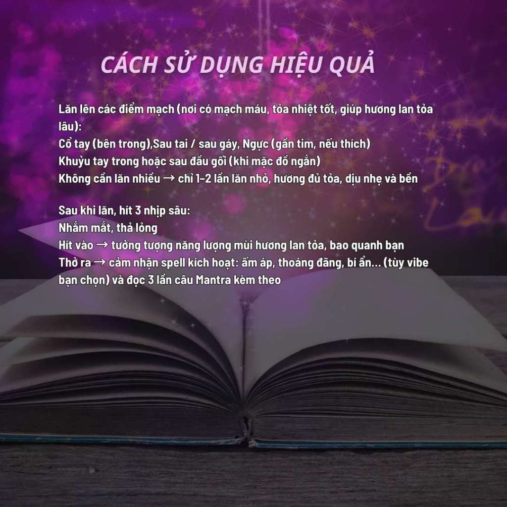 Dầu Lăn Spell Oil 10ml Manifest Love Money Học Tập Sự Nghiệp Tinh Dầu Thiên Nhiên Jojoba Hạnh Nhân Ngọt An T